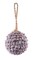 Rustic Frosted Pinecone Ornament – 4.25" Pinecone Petal Ball with Jute Hanger-XD1299